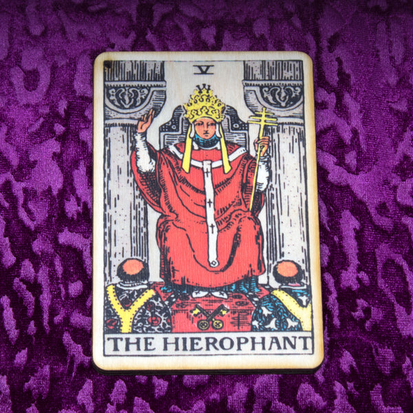 The Hierophant Tarot Incense Holder Tray