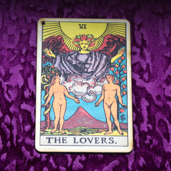 The Lovers Tarot Incense Holder Tray