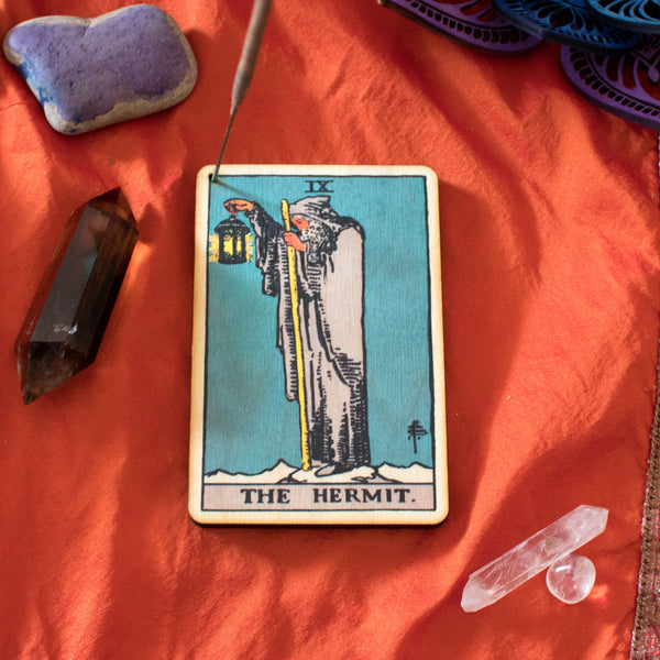 The Hermit Tarot Incense Holder Tray