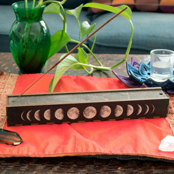 Moon Phases Full Color Stick Incense Box